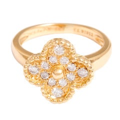 Retro Alhambra Van Cleef and Arpels Diamond Ring