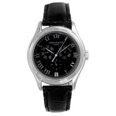 Platin Jahreskalender-Armbanduhr von Patek Philippe Ref 5035P