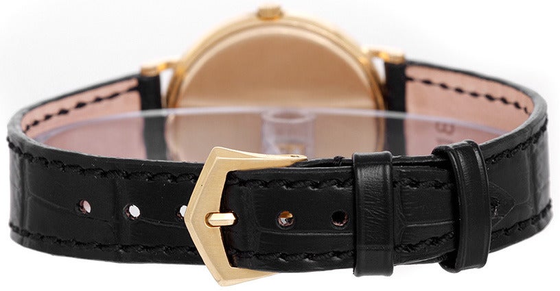 Patek Philippe Yellow Gold Calatrava Quartz Wristwatch Ref 3944J