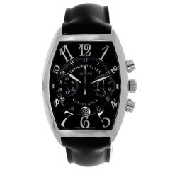 Franck Muller Stainless Steel Casablanca Chronograph Wristwatch