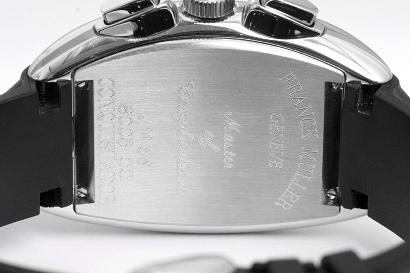 Franck Muller Stainless Steel Conquistador Chronograph Wristwatch