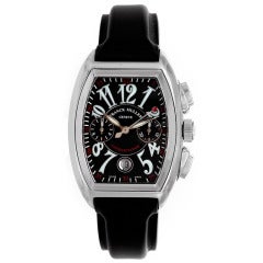 Franck Muller Stainless Steel Conquistador Chronograph Wristwatch