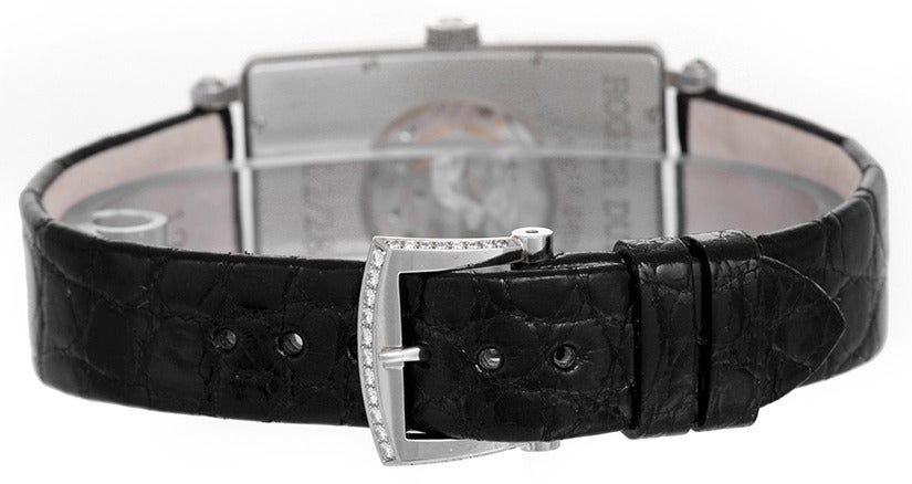Roger Dubuis White Gold and Diamond Much More Wristwatch In Excellent Condition In Dallas, TX