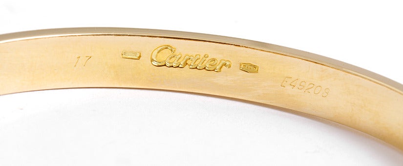 Cartier Love Bracelet Yellow Gold with Box and Screwdriver