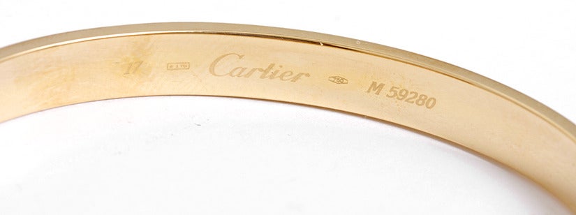 Cartier Love Bracelet Yellow Gold  with Box and Screwdriver