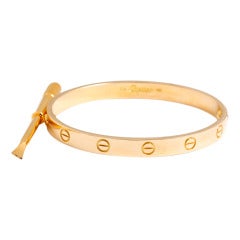 Cartier Love Bracelet Yellow Gold with Box and Screwdriver