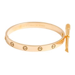 Cartier Love Bracelet Yellow Gold  with Box and Screwdriver