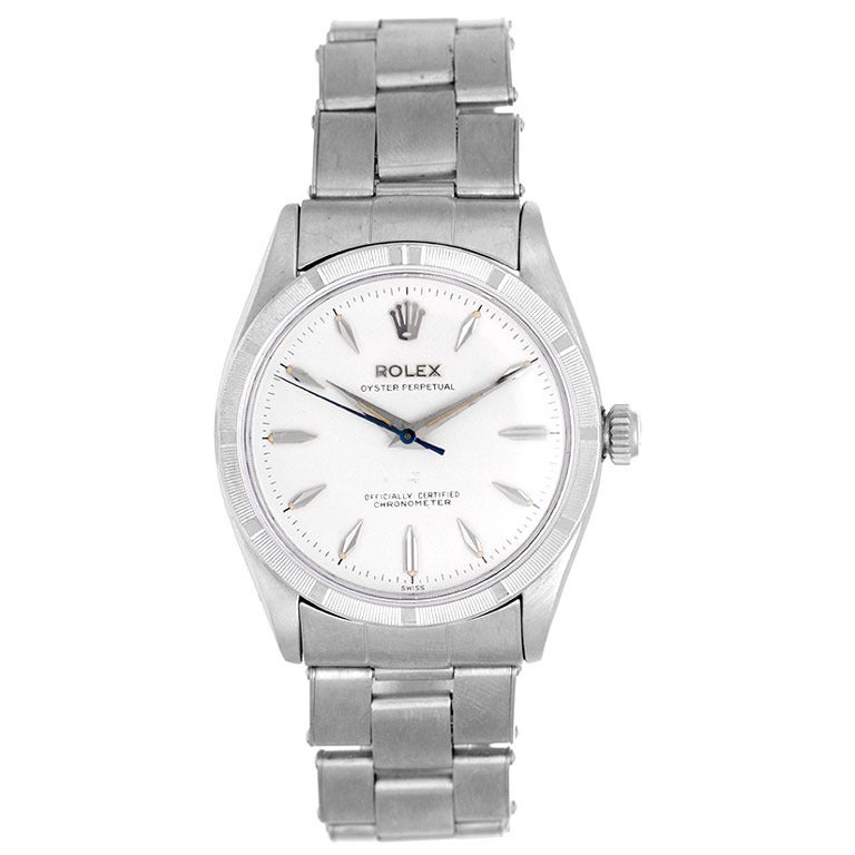 Rolex Stainless Steel Oyster Perpetual Wristwatch Ref 6569 at 1stDibs