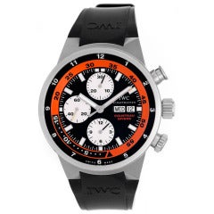 IWC Titanium Cousteau Diver's Chronograph Limited Edition Wristwatch
