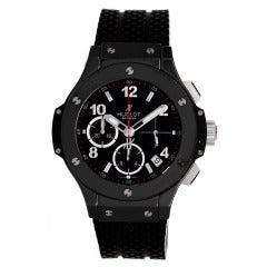 Hublot Ceramic Big Bang Black Magic Automatic Chronograph Wristwatch