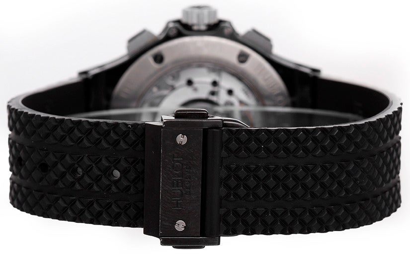 Hublot Ceramic Big Bang Black Magic Automatic Chronograph Wristwatch In Excellent Condition In Dallas, TX