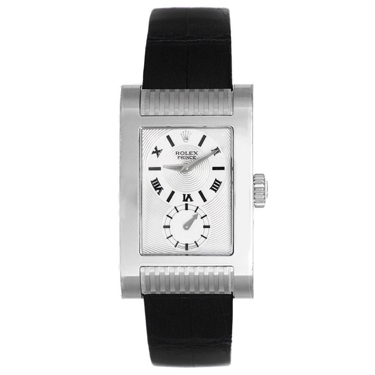 Rolex Prince Cellini Men's White Gold Watch 5441/9 at 1stDibs | rolex ...