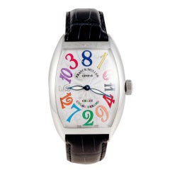 Franck Muller Stainless Steel Crazy Color Dreams Wristwatch