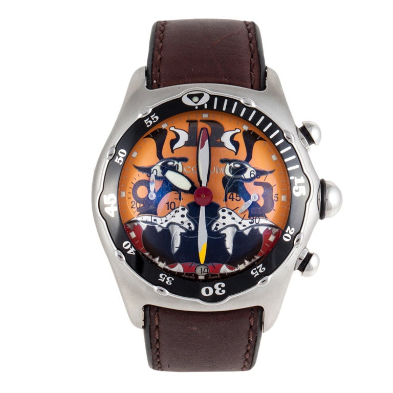 Corum Stainless Steel Dive Bomber Bubble Watch