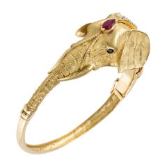 Elephant Bangle Bracelet 7