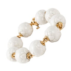 Bulgari Porcelain Gold Bracelet 10