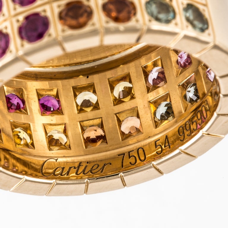Cartier Multi-Color Sapphire Ring 2