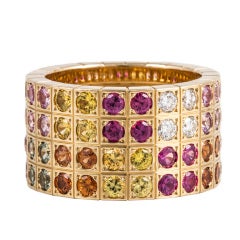 Cartier Multi-Color Sapphire Ring