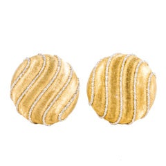 Buccellati Two Color Gold Earrings 11