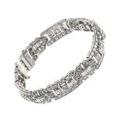 Tiffany & Co. Art Deco Diamond Bracelet 6