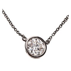 TIFFANY & CO. Diamond Drop Necklace