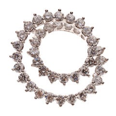 Tiffany & Co. Diamond Platinum Pin 5