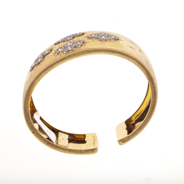 Women's Buccellati Diamond Cuff Bracelet