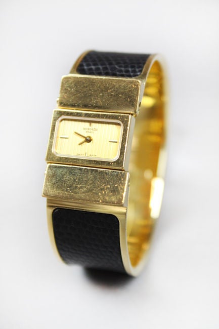 Women's Hermes ''Loquet'' watches For Sale