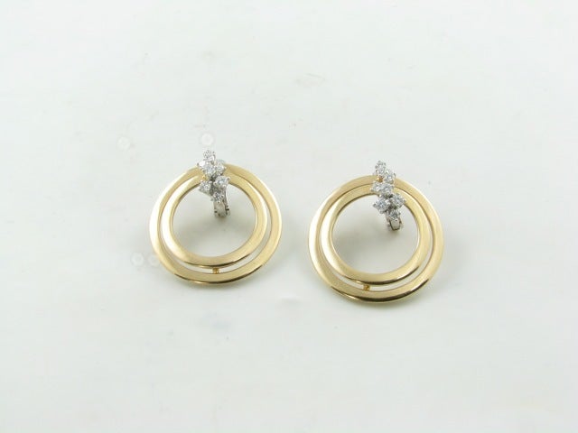 Damiani Diamant-Roségold Sophia Loren Ohrringe (Zeitgenössisch)
