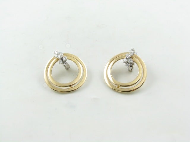 Damiani Diamant-Roségold Sophia Loren Ohrringe im Zustand „Hervorragend“ in New York, NY