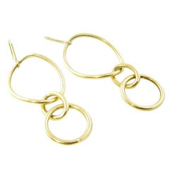 Faraone Classic Yellow Gold "Stella" Earrings