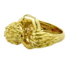 David Webb Gold Figural Ring