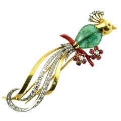 Bird of Paradise brooch