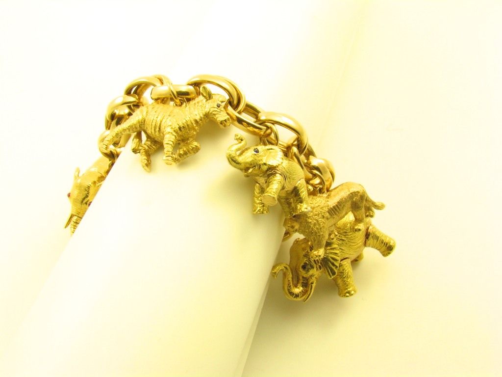 elephant bracelet charm