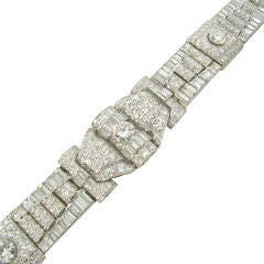 VAN CLEEF & ARPELS stunning  platinum & diamond bracelet.