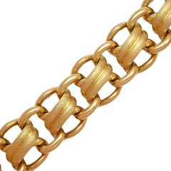 Henry Dunay 18kt Gold Fancy Link Bracelet