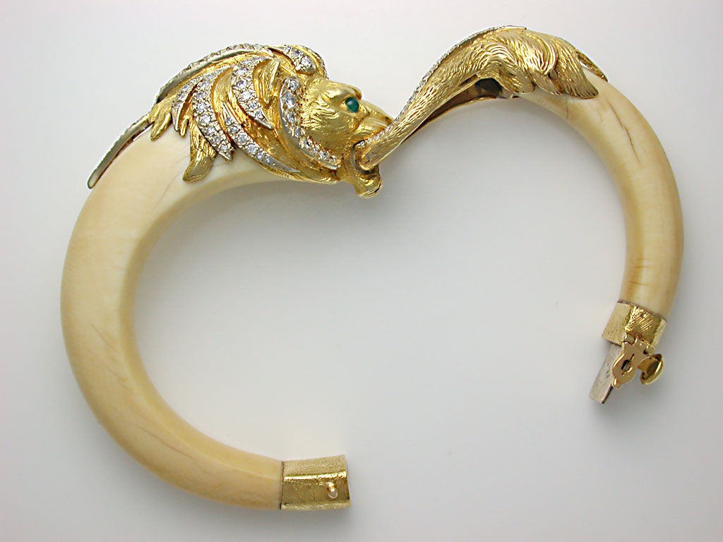 lion cuff bracelet