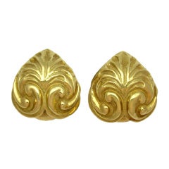Elizabeth Gage Classical Motif Earclips