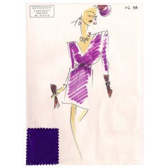 Givenchy Croquis of a Day Dress 5