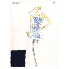 Givenchy Croquis of a Day Dress 12