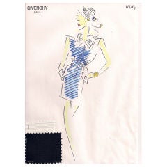 Givenchy Croquis of a Day Dress 4