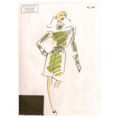 Givenchy Croquis of a Day Dress 6