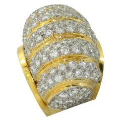 Hammerman Brothers Diamond Gold Platinum Ring