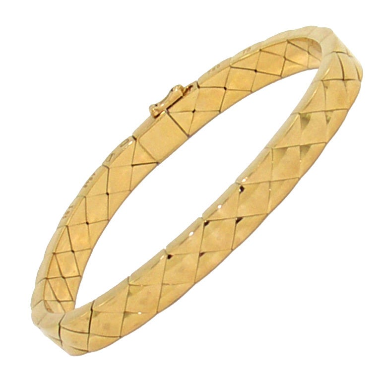 CHANEL Quilted Bracelet at 1stdibs