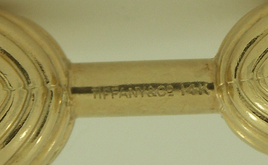 TIFFANY & CO. Barbell Cuff Links