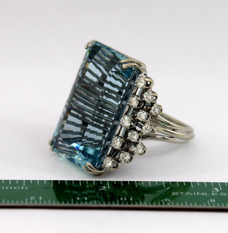 Amazing Aquamarine Ring at 1stdibs Amazing Aquamarine Ring at 1stdibs