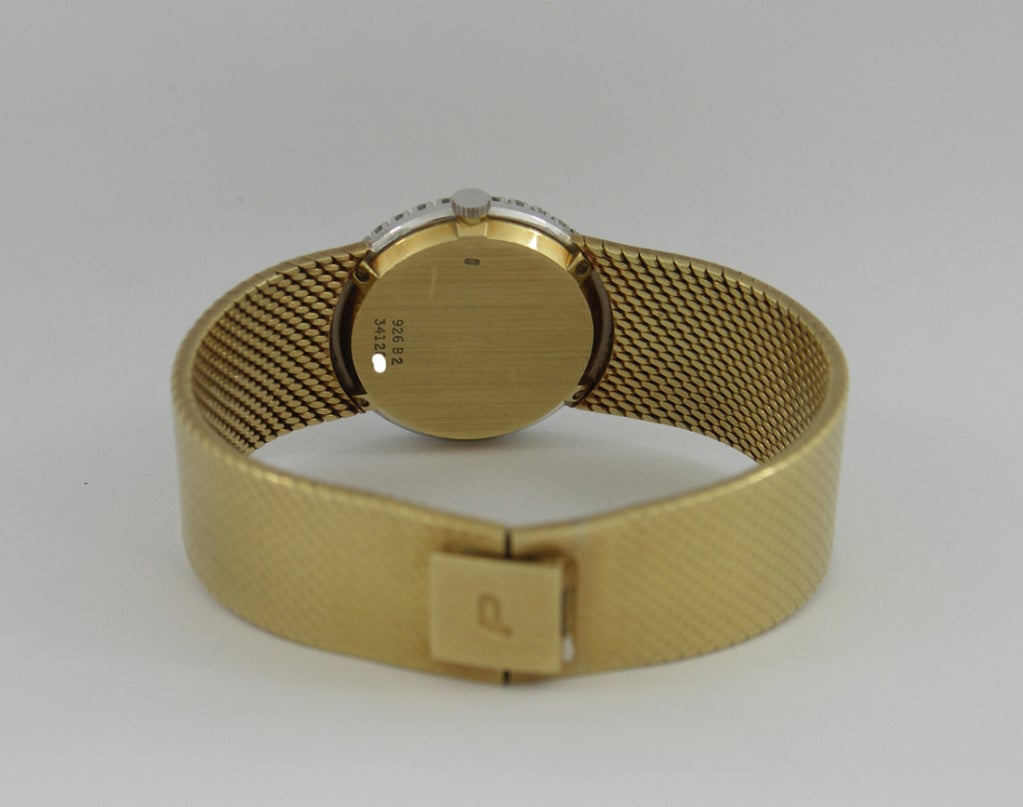 Women's PIAGET Lady's Yellow Gold and Diamond Bracelet Watch