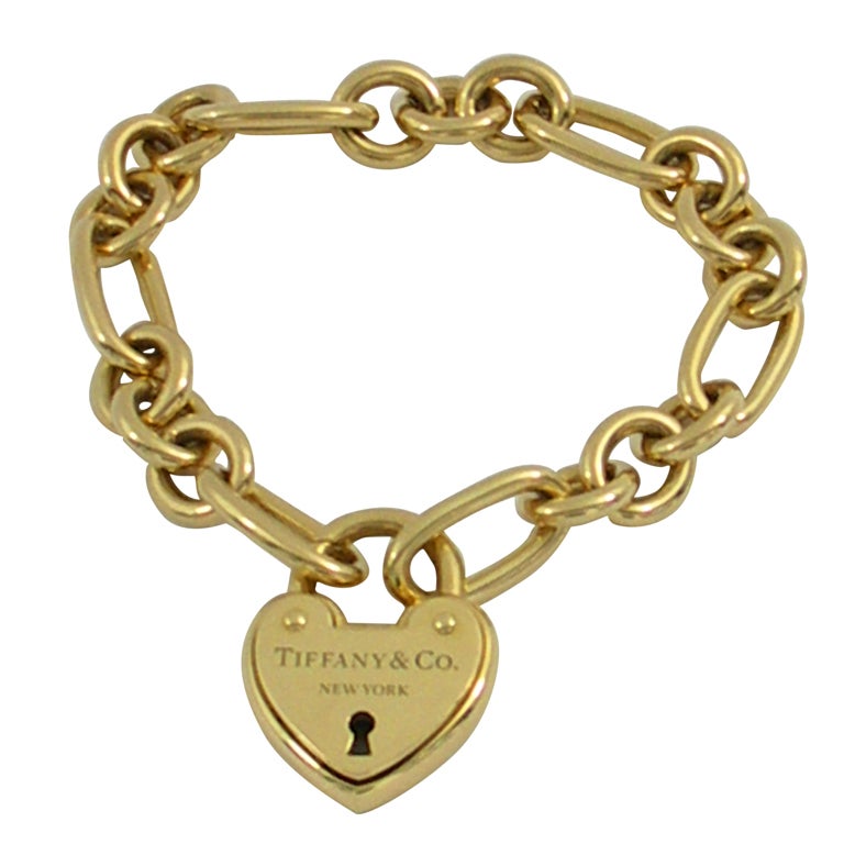 Tiffany & Co. Gold  Key to My Heart Bracelet