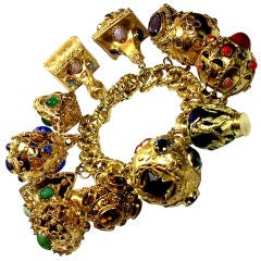 Vintage Unbelievably Charming Charm Bracelet