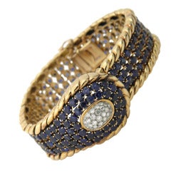 French Mid Century Sapphire bracelet